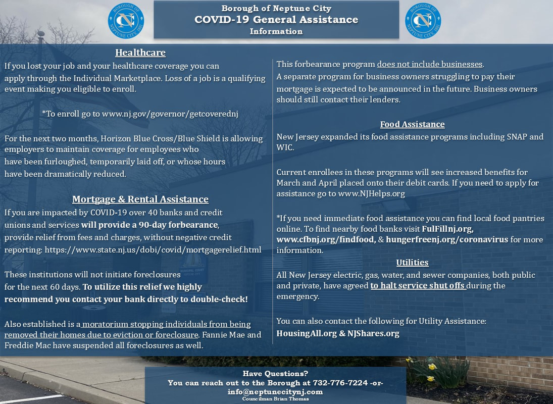 COVID-19 Genera Assistance Information