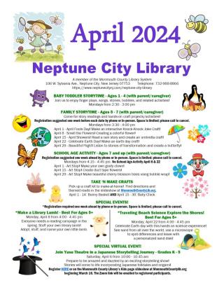 The Neptune City Library April 2024