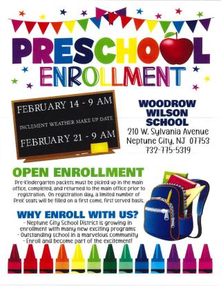Preschool Enrollment at Woodrow Wilson