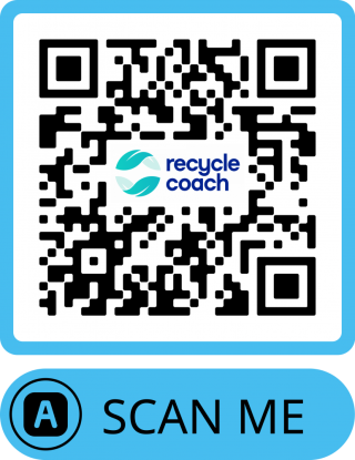 QR Code to Scan to download the Recycle Coach App