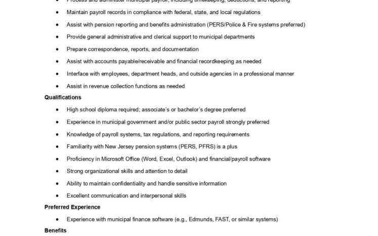 Job Posting