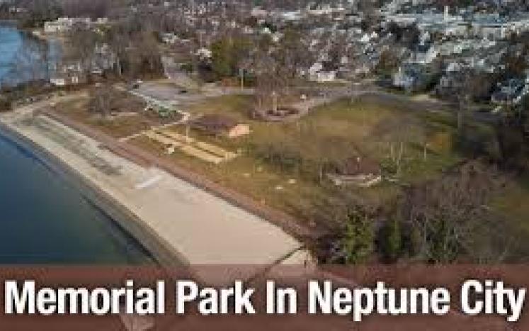 photo of Neptune City Memorial Park from the air